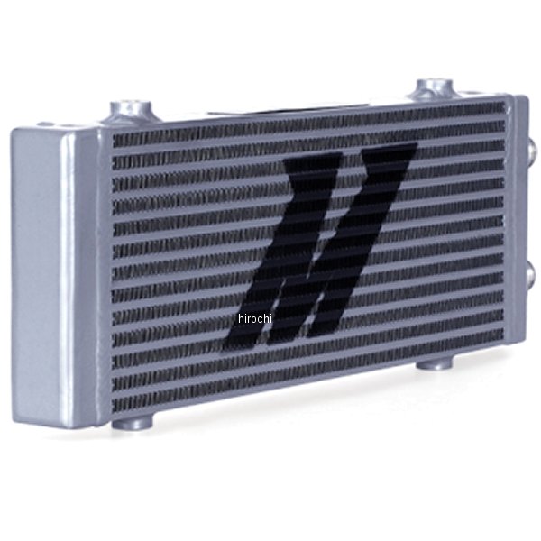 Mishimoto ユニバーサル ミディアムバー&プレート デュアルパス シルバー オイルクーラー