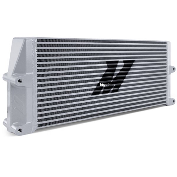 Mishimoto Heavy-Duty オイルクーラー 17in. Same-Side Outlets シルバー