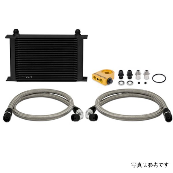 Mishimoto ユニバーサル サーモスタット 25 Row オイルクーラーキット 黒