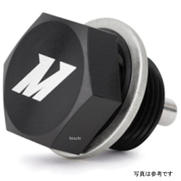 Mishimoto Magnetic オイルドレインプラグ M20 x 1.5 黒
