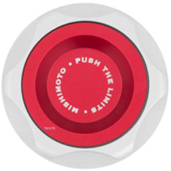 Mishimoto 三菱 オイルフィラーキャップ 赤