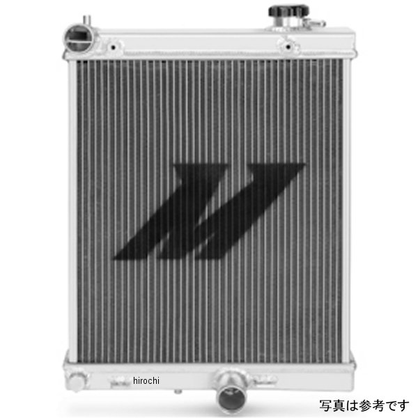 Mishimoto 03年-07年 三菱 Lancer Evo 7/8/9 Half-Size パフォーマンス アルミラジエーター