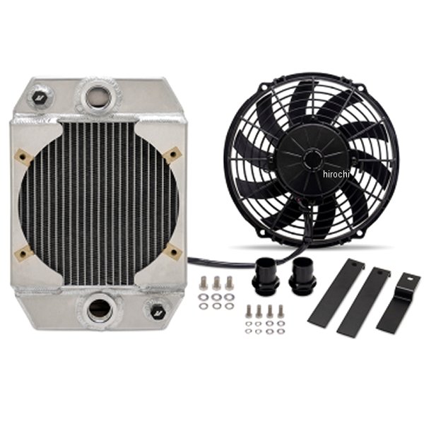 Mishimoto ユニバーサル ドラッグ レース パフォーマンス アルミラジエーター ナチュラル