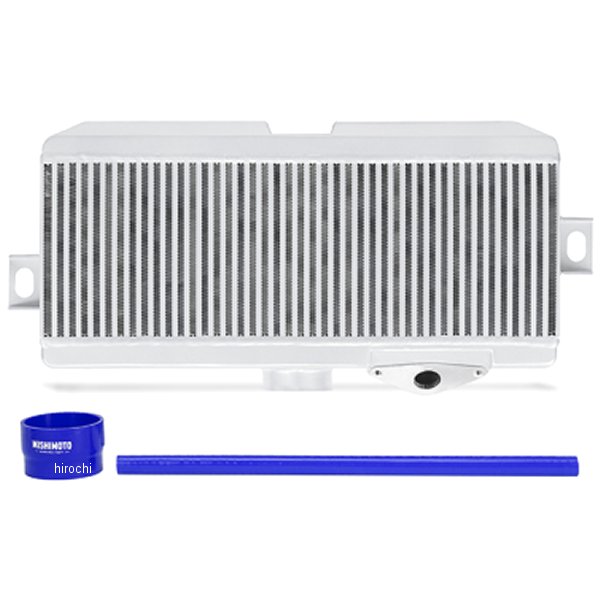 Mishimoto 08年-15年 スバル WRX STi トップマウント インタークーラーキット シルバー/ブルーホース