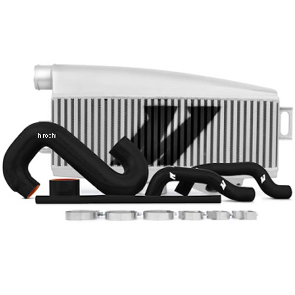 Mishimoto 02年-07年 スバル WRX トップマウント インタークーラーキット シルバー/ブラックホース
