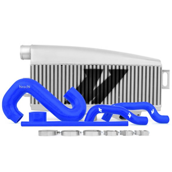 Mishimoto 02年-07年 スバル WRX トップマウント インタークーラーキット シルバー/ブルーホース