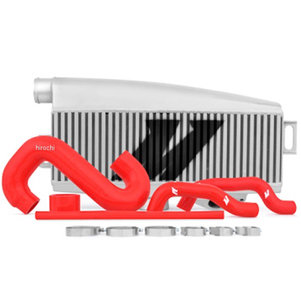 Mishimoto 02年-07年 スバル WRX トップマウント インタークーラーキット シルバー/レッドホース