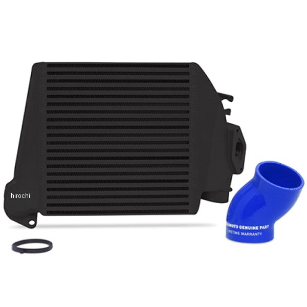 Mishimoto 08年-14年 スバル WRX トップマウント インタークーラーキット 黒/ブルーホース
