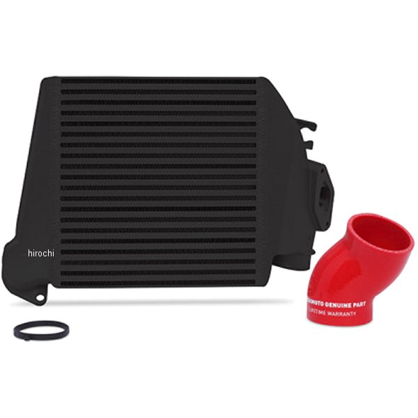 Mishimoto 08年-14年 スバル WRX トップマウント インタークーラーキット 黒/レッドホース
