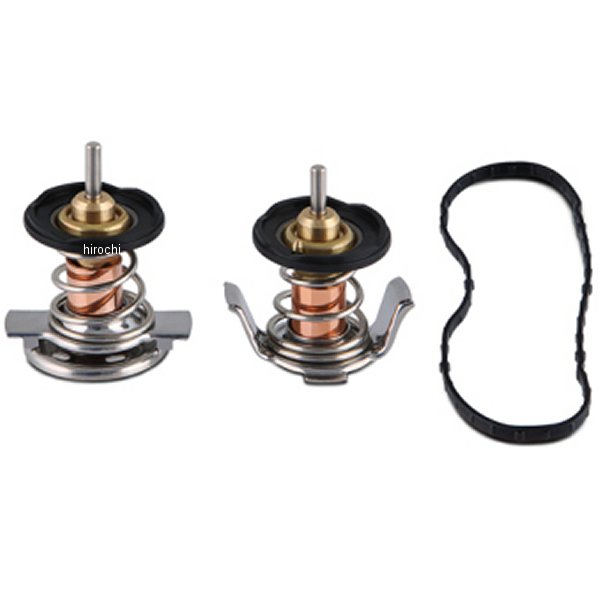 Mishimoto フォード 6.4L パワーストローク High-Temperature サーモスタット (2個セット)