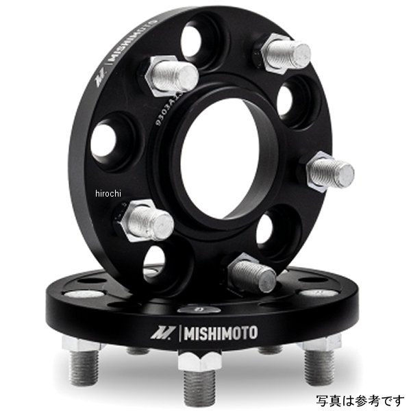 Mishimoto ホイール スペーサー 5x108 63.3 35 M12 黒