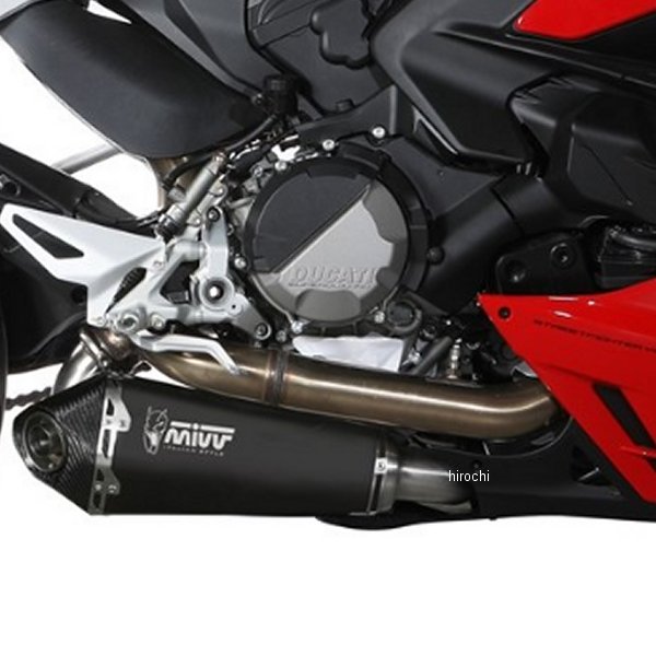 スリップオンマフラー 触媒なし DELTA RACE BLACK 22年 ストリートファイターV2