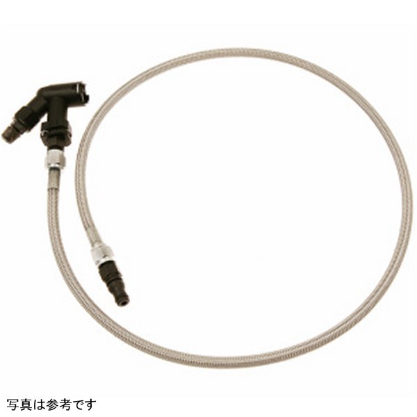 Line Assy Mustang 2005-Up 36in W/Male Wire Clip Fittings & Elbow Bleeder