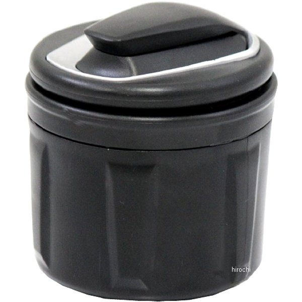 車載用 タバコ灰皿 アッシュトレイ LED青ライト付 黒