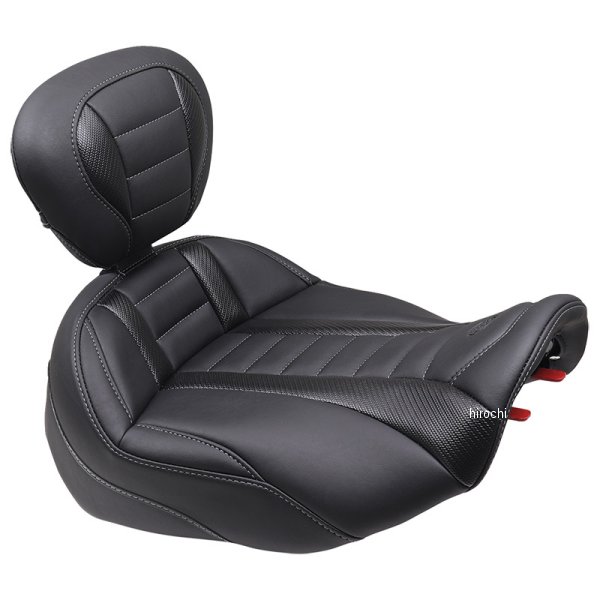 24年 ロードグライド and Str Glide Touring ソロシート ブラック/グレーステッチ