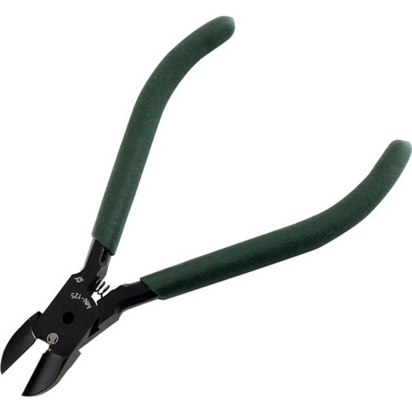 MN125 364-4614 マルビー カチオン電着塗装 マイクロニッパー(ビニールグリップ付)125mm