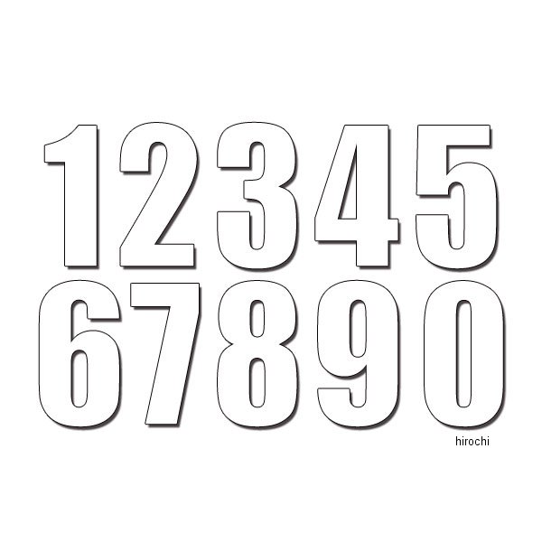 スタンダードナンバー 0 ED2(高さ:14cm) 3個入り 白