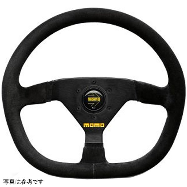 MOD88 ステアリングホイール 320 mm - ブラックスウェード/ブラック Spokes