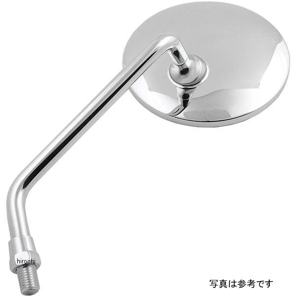 ミラー 丸型 メッキ 10mm