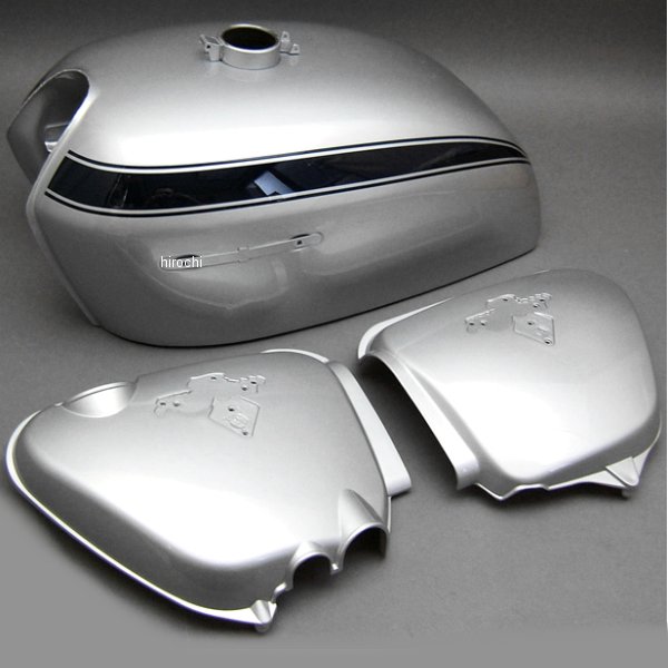 MRS タンク、サイドカバーセット CB750K2 カスタムシルバー