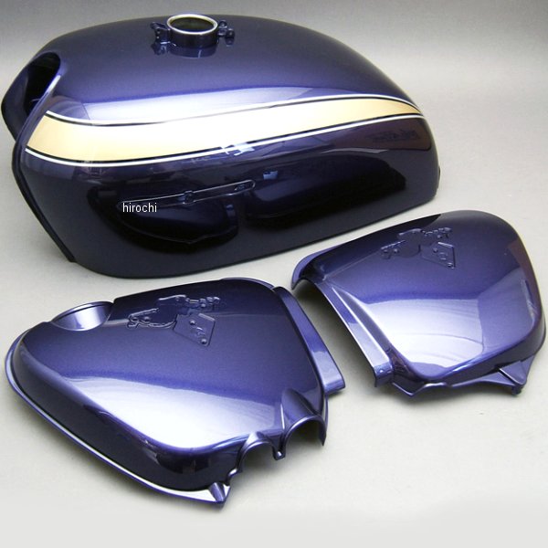 MRS タンク、サイドカバーセット CB750K2 アストロパープルメタリックカスタム