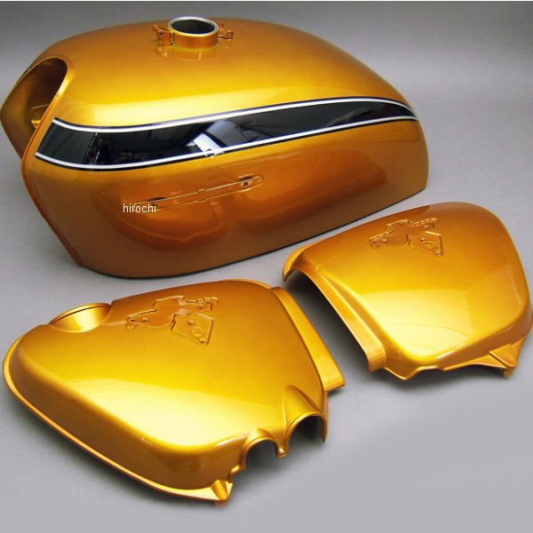 MRS タンク、サイドカバーセット CB750K2 キャンディゴールドカスタム