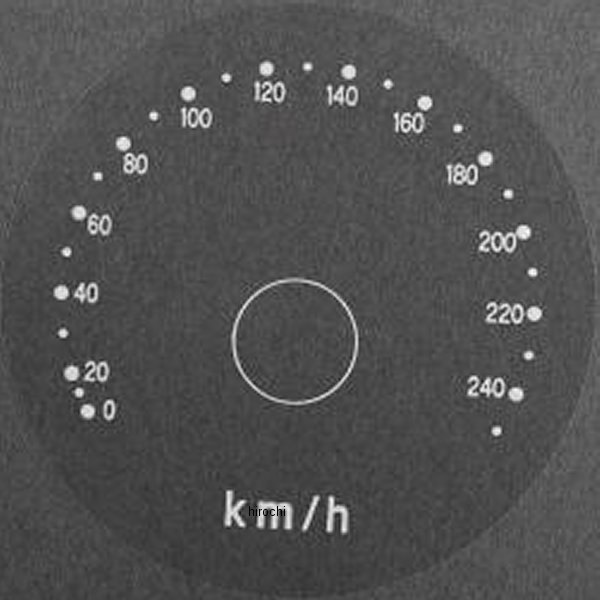 MRS km/hステッカー マイルメーター用 72年-75年 Z1、Z2