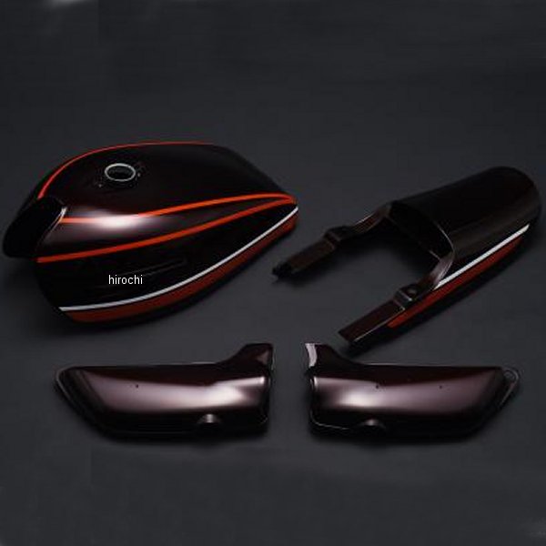 MRS 外装4点セット ダブルピッチ 74Aモデル 4穴仕様 72年-75年 Z1、Z2 オレンジタイガー