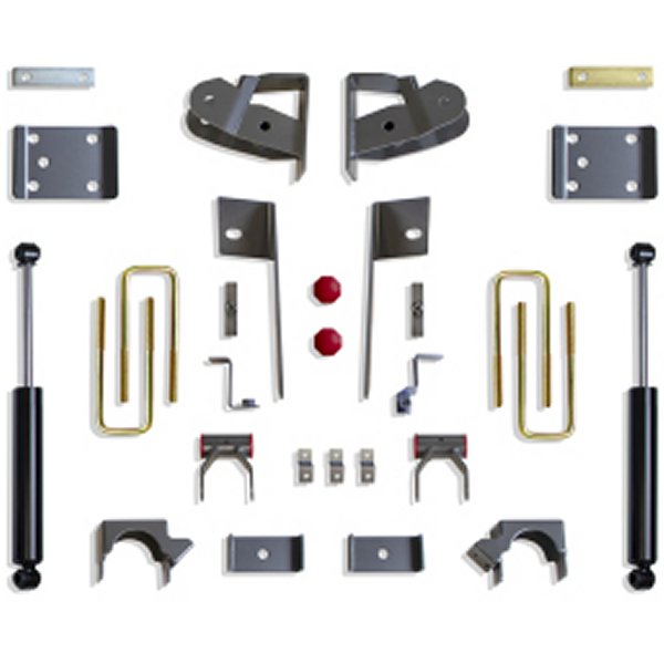 19年以降 GM C/K1500 2WD/4WD 3-4in リア Adj. Lowering Flip Kit