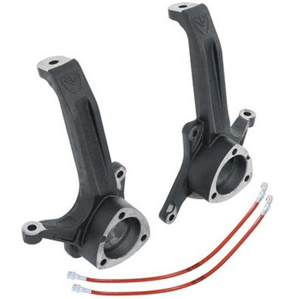 03-08 Dodge RAM 2500/3500 2WD 3.5in フロント Lift Spindles w/Extended DOT Compliant Brake Lines
