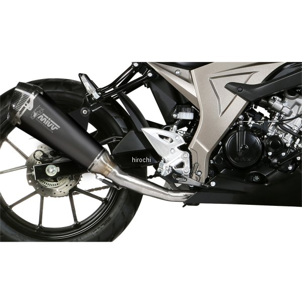 フルエキゾースト DELTA RACE BLACK 触媒あり 17年-21年 GSX-S125 ステンレスブラック