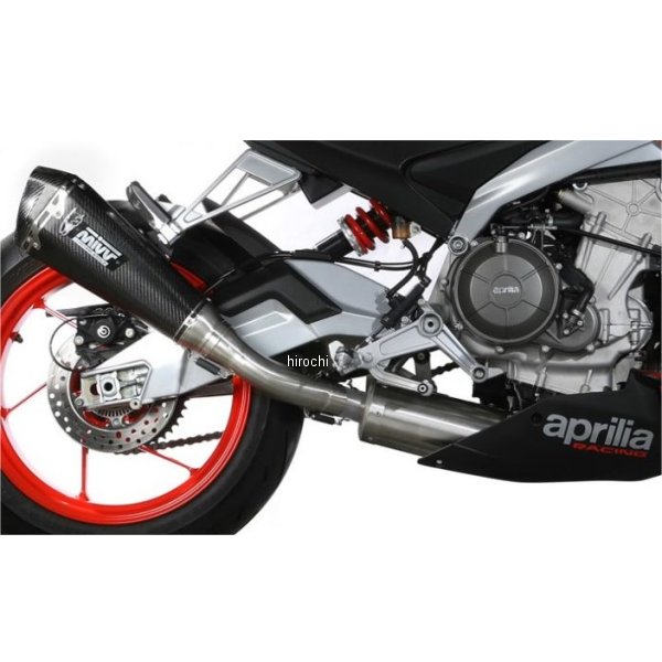 フルエキゾースト DELTA RACE ハイポジション 触媒あり 21年-22年 Tuono660 カーボン