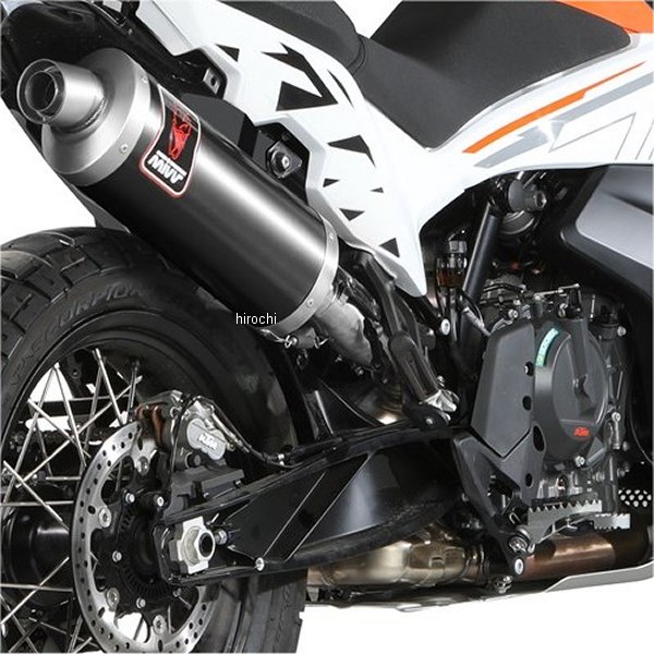 スリップオンマフラー DAKAR 21年-23年 790アドベンチャー ステンブラック