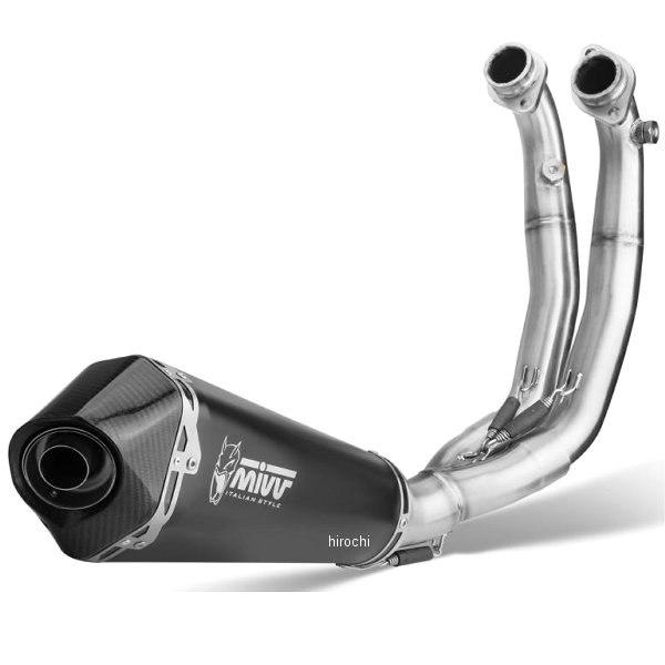 フルエキゾースト DELTA RACE BLACK(触媒あり) 21年-24年 Tuono660 ブラックステンレス