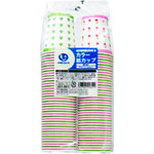 N026J7C  321961カラー紙カップCC柄7oz 80個N026J7C