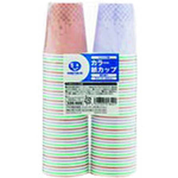 N030J7C  330489カラー紙カップST柄7oz 80個 N030J7C