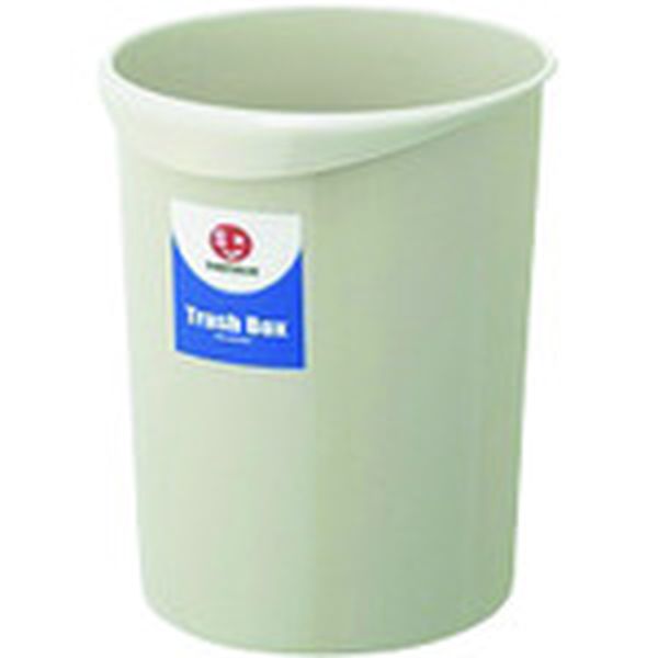 N151JG  830379持ち手付ゴミ箱丸型8.1L グレー