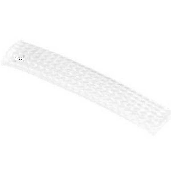 Braided フレックススリーブ 10フィート (3/8 インチ ID) ホワイト