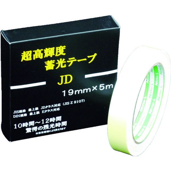超高輝度蓄光テープ JD 19mmX5M