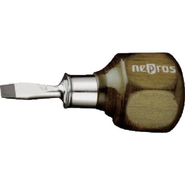 木柄スタッビドライバ(マイナス)6mm