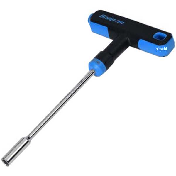 エルゴノミクスハンドル ソフトグリップ ナットドライバー 7mm ブルー