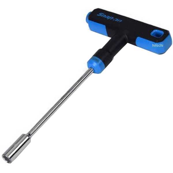 エルゴノミクスハンドル ソフトグリップ ナットドライバー 8mm ブルー