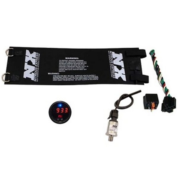 2-5/16in Nitrous Pressure Controller/Gauge/Bottle Heater Kit