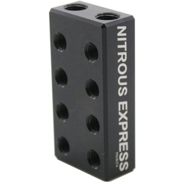2 Inlet 16 Outlet Nitrous/Fuel Distribution Block