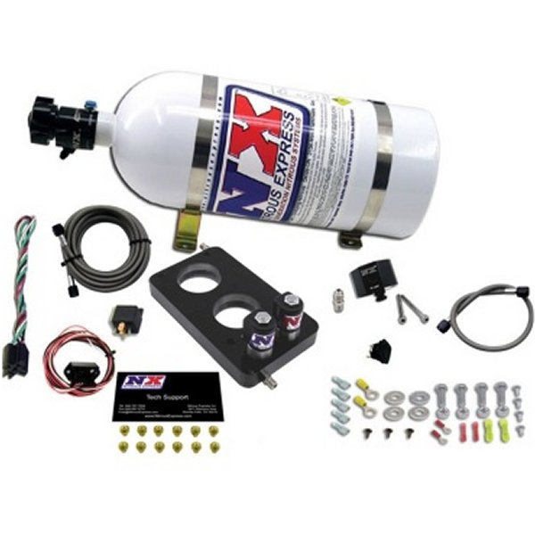 05-10 フォード Mustang 4.6L 3 Valve Nitrous Plate Kit (50-150HP) w/10lb Bottle