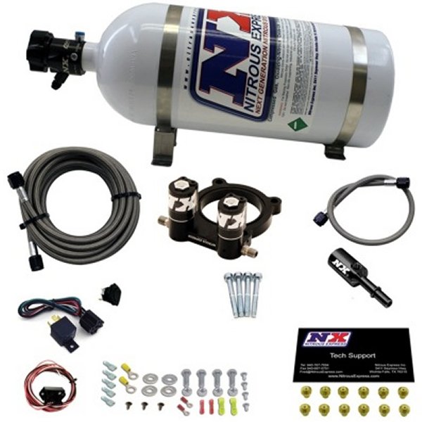 フォード 2.3L Ecoboost Nitrous Plate Kit w/10lb Bottle