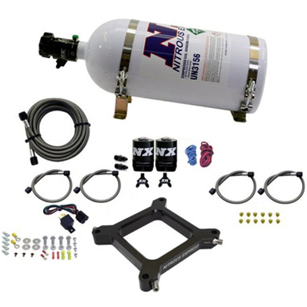 4150 Assassin Plate Stage 6 Nitrous Kit (50-300HP) w/10lb Bottle