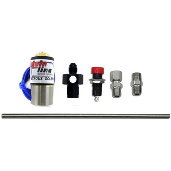 Nitrous Purge Valve (6AN Manifold Push Button and Vent Tube)