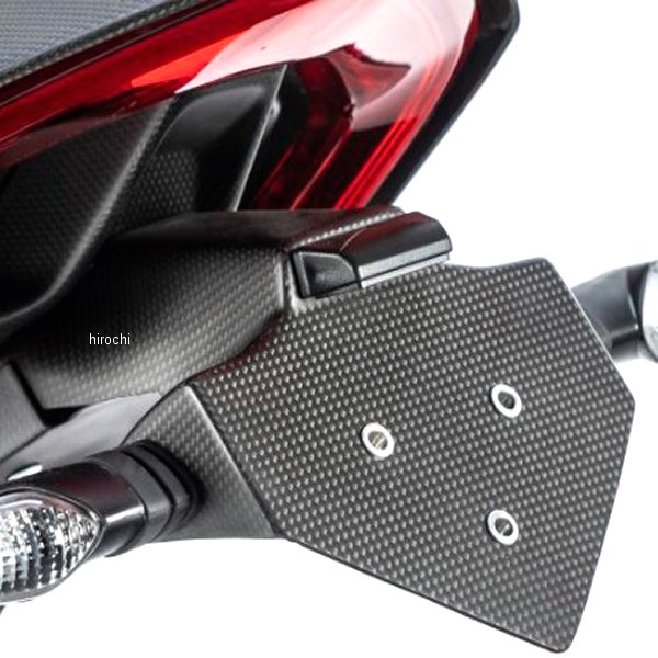 ナンバープレートホルダー 艶なし 20年 ドゥカティ PANIGALE V4S マットカーボン
