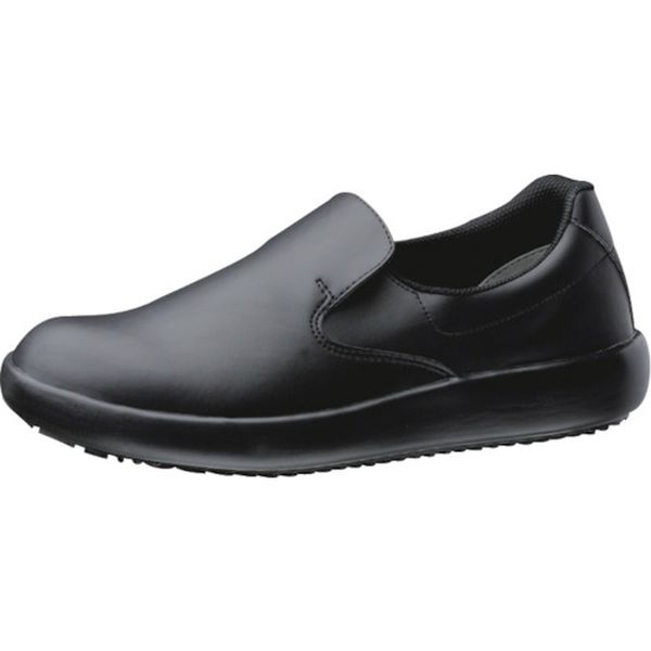 NHS700BK25.5 124-3928 超耐滑軽量作業靴 ハイグリップ NHS700 ブラック 25.5CM